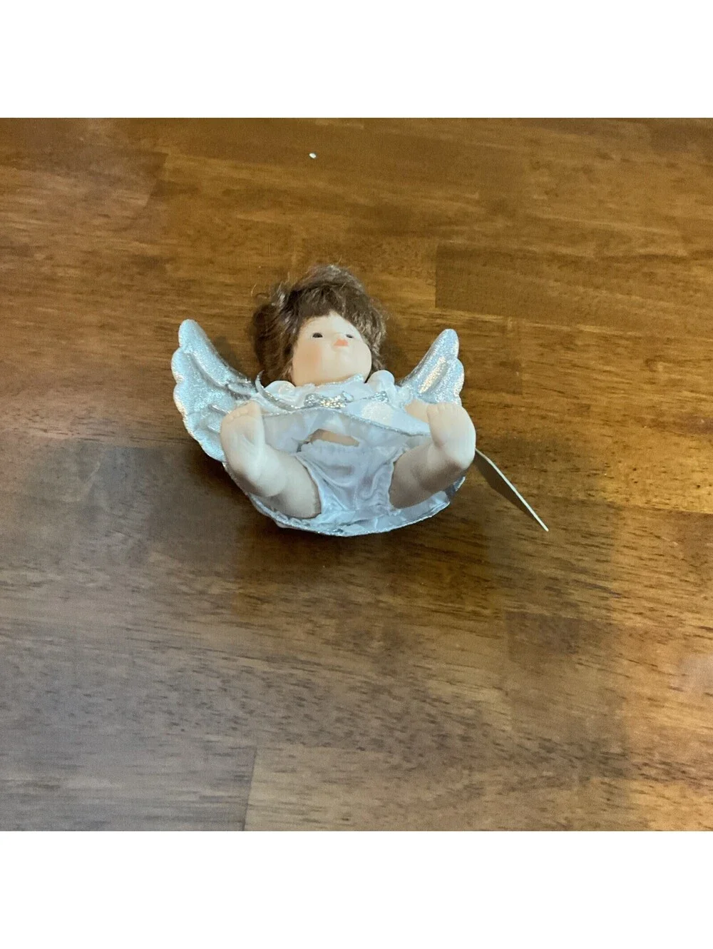 Classic Creations Porcelain Birthstone Angel doll with Gray Wings
